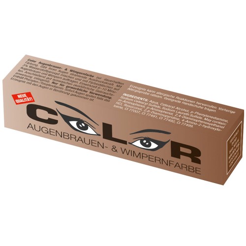 Color Wimpernfarbe - Augenbrauenfarbe - Naturbraun 15 ml