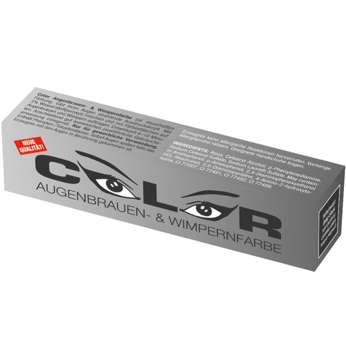 Color Wimpernfarbe - Augenbrauenfarbe - Tiefschwarz 15 ml