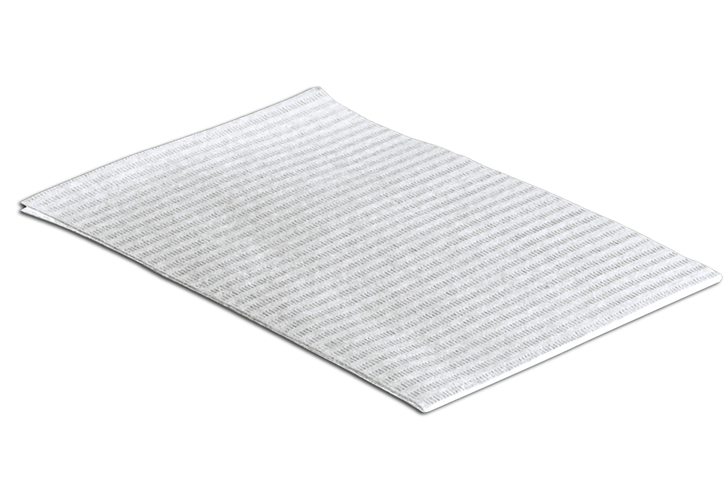 Einweg-Patientenservietten - Dental Patient Bibs, 2-lagig mit Poly-Rückseite, 33 x 45 cm, 500 Stück / Weiß