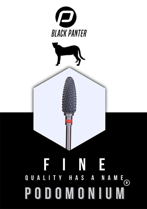 Der Profi Keramikfräser Fräser-Aufsatz Nagelfräser Bit Keramik  Black Panter Feine Körnung Der Profi Keramikfräser Fräser-Aufsatz Nagelfräser Bit Keramik  Black Panter Feine Körnung